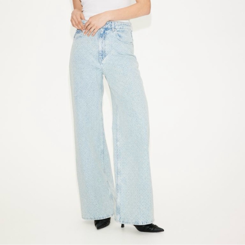 h&m boucle denim jeans size 6